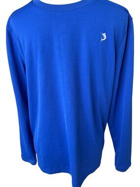 Reel Legends Freeline Mens Blue Long Sleeve Shirt Size S